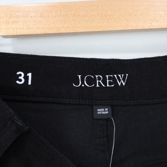 J.Crew Denim Trouser 1996 Semi Stretch Black Rinse Size 31 NWT - Picture 5 of 9